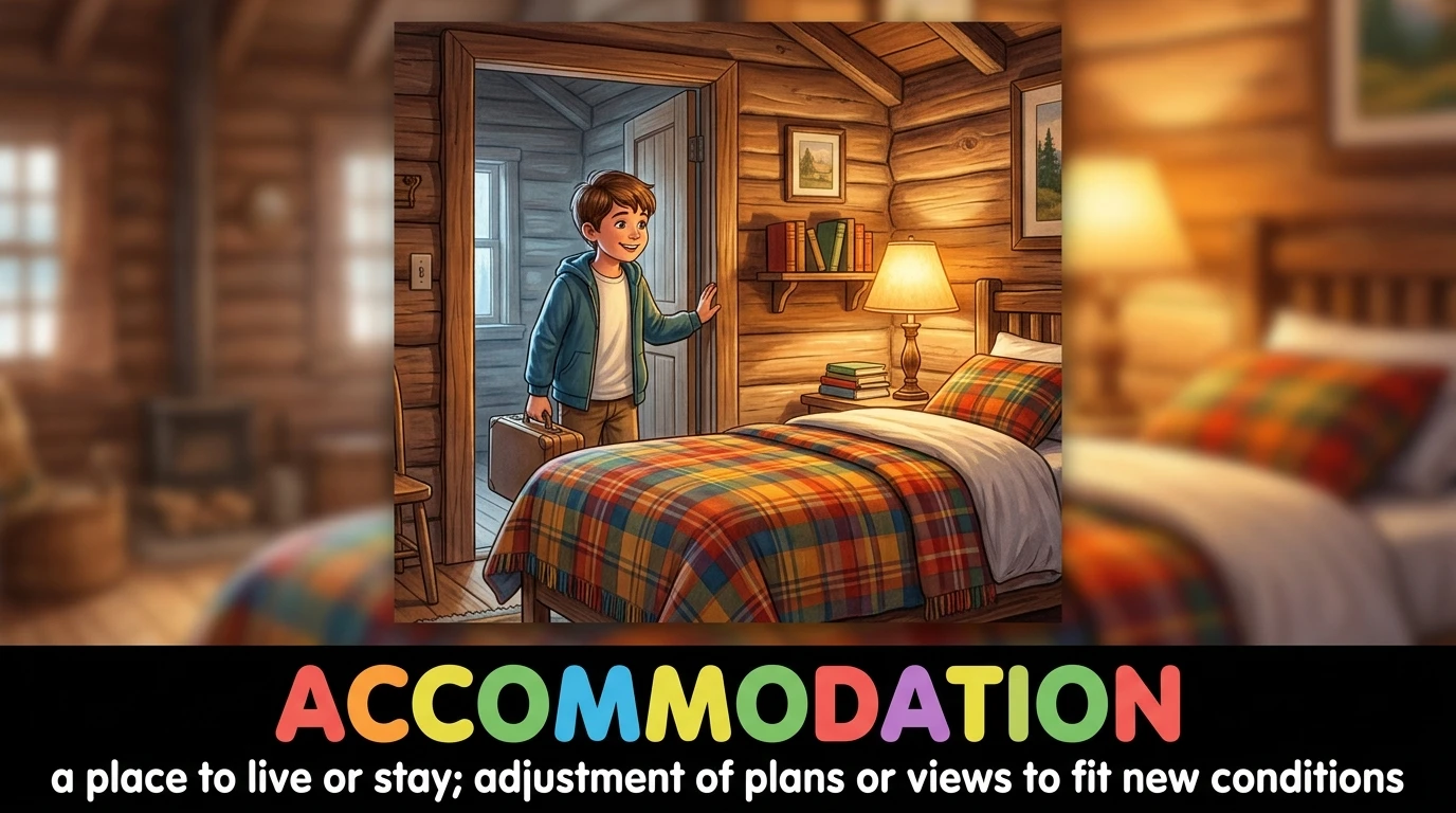 English Illustration for accommodation